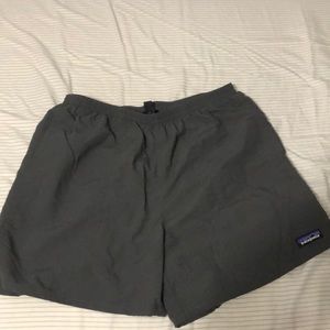 gray patagonia shorts